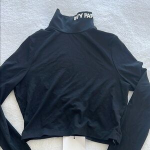 Ivy Park Black Turtleneck Women's Top